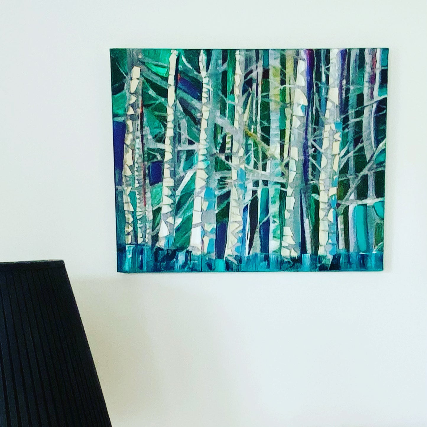 New Beginnings" – Original Painting Inspired by the Birch Woodland
