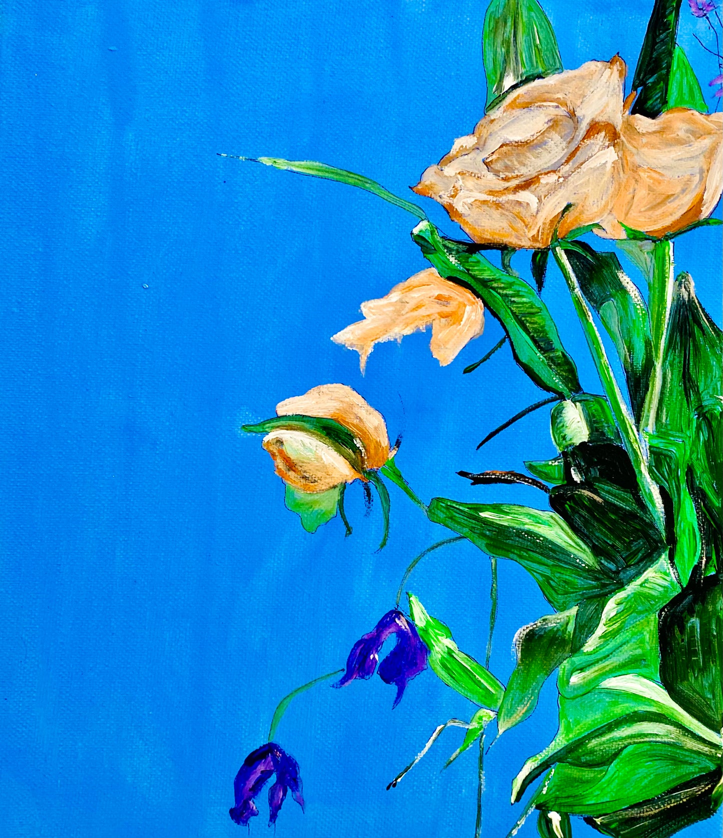 Consider the Lilies: Acrylic Painting Flowers