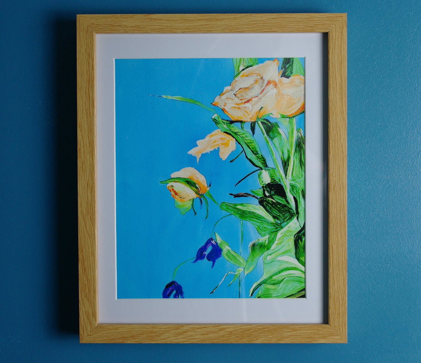 Framed A4 "Rose" limited edition print