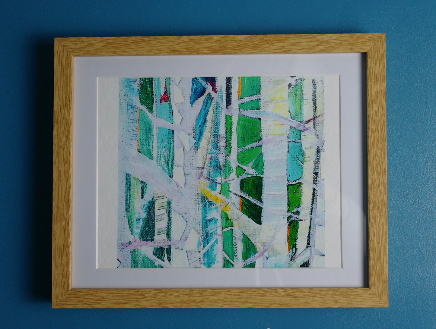 Framed A4 "Silver Birch Detail" limited edition print