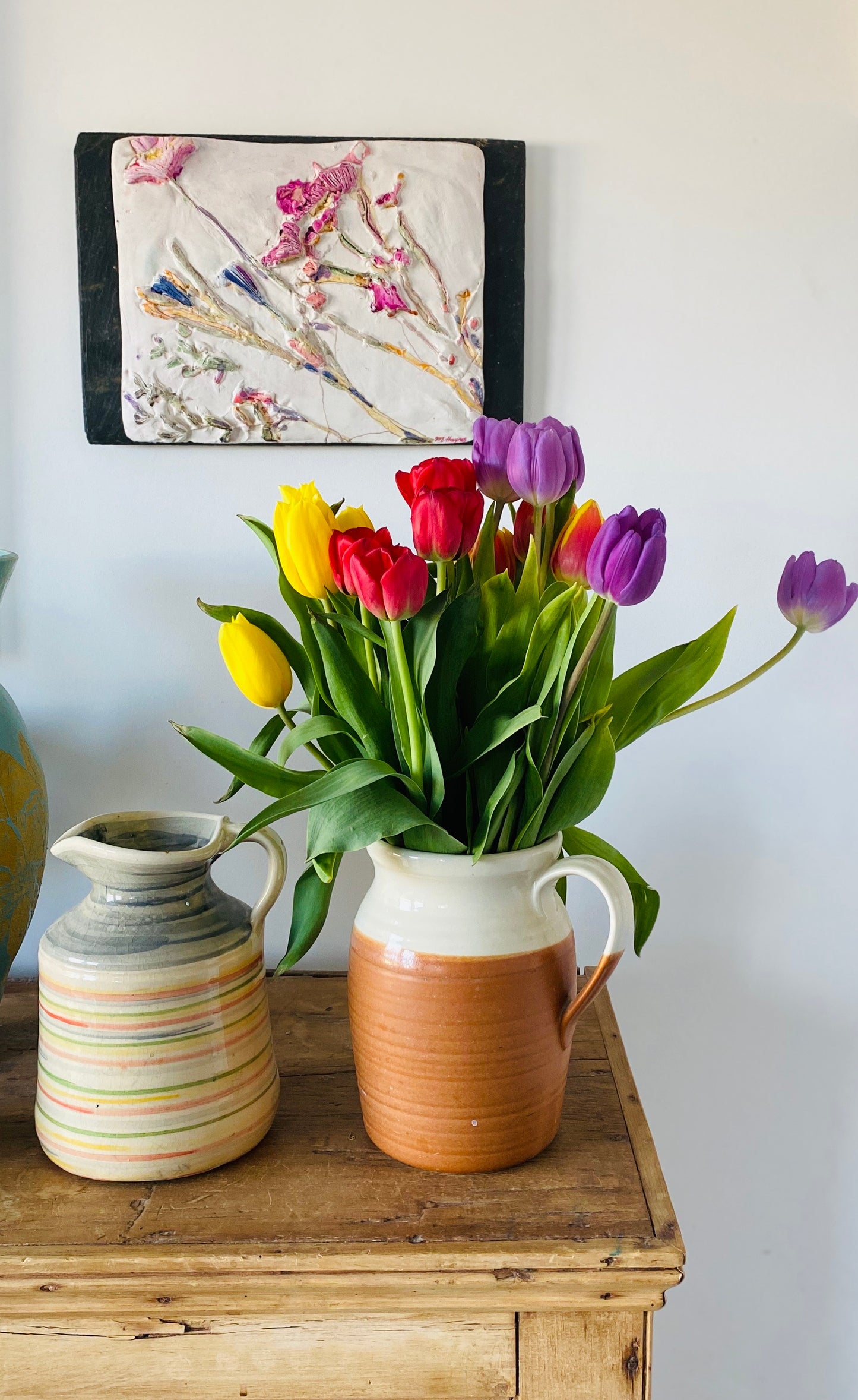 Consider the Lilies: Ceramic Flower Plaque Workshop
